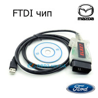 Діагностичний сканер ELS27 FORScan OBD2 для Ford, Mazda. Forscan.